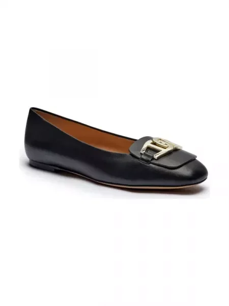 Aigner De piele balerini negru