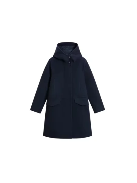 Płaszcz Woolrich niebieski