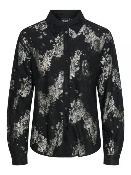 PIECES Bluză PCNORINNE' negru