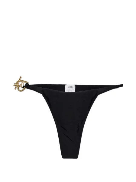 Bikini Moschino cu motiv cu inimi negru