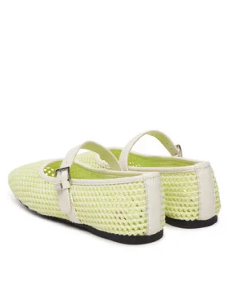 Baleríny Tommy Jeans Tjw Knitted Ballerina bílá