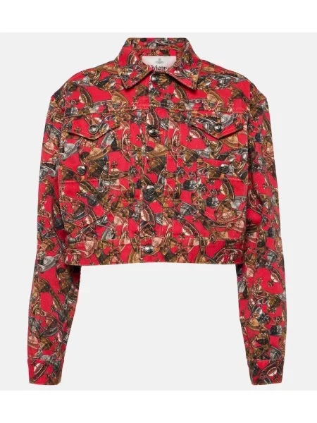 Geacă de blugi Vivienne Westwood cu imagine