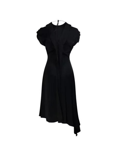 Rochie Victoria Beckham asimetrică negru