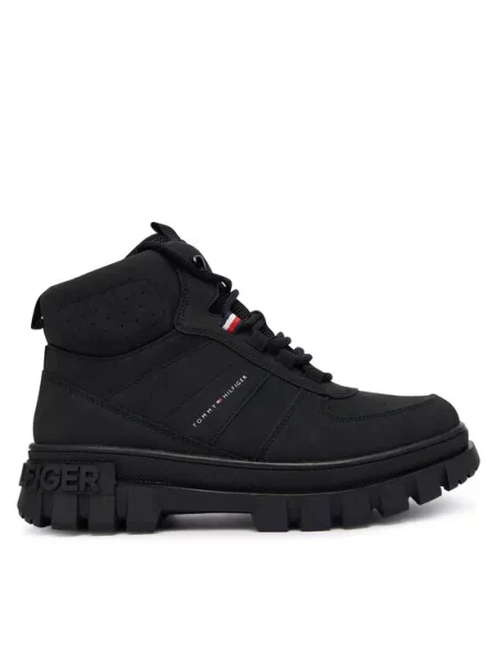 Μποτάκια Tommy Hilfiger μαύρο