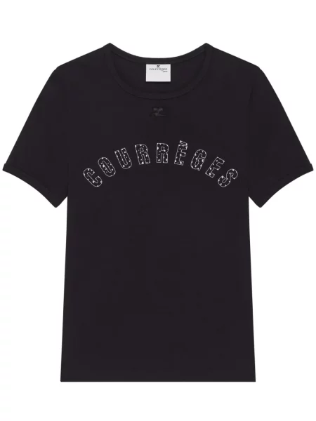 Tricou Courreges negru
