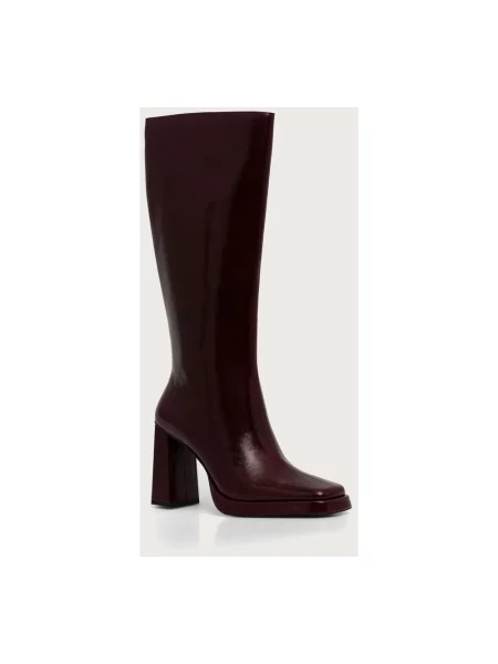 Botki Jeffrey Campbell skórzane brązowe