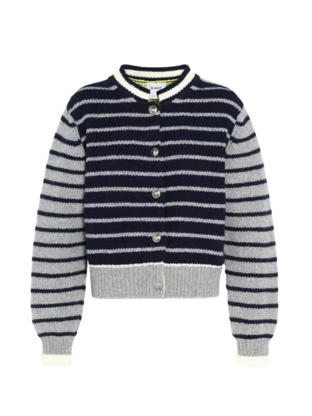 Cardigan Barrie tricotate chunky gri