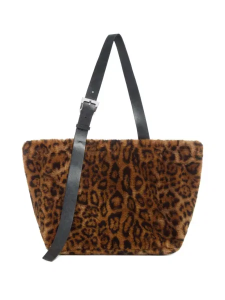 Geantă Apparis cu model leopard maro