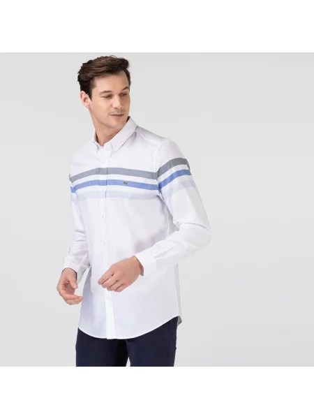 Lacoste сорочка чоловіча біла
