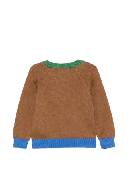 Sweter dziecięcy Bobo Choses brązowy