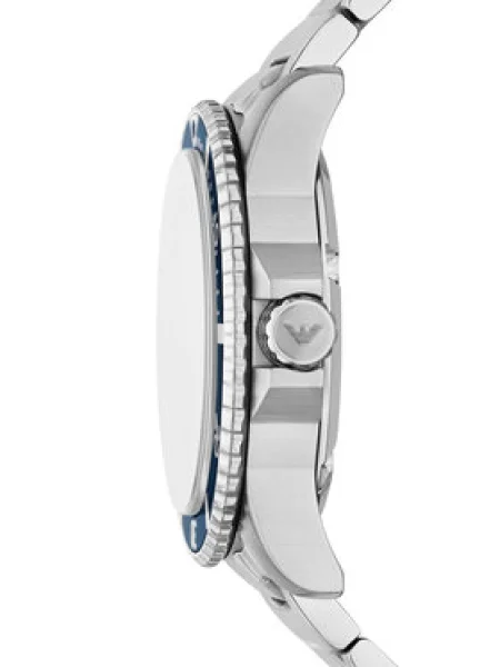 Emporio Armani Hodinky World Explorer strieborná