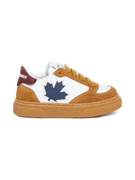 Sneakersy dziecięce Dsquared2 brązowe