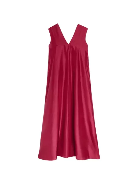 Rochie Momoni de mătase roșu