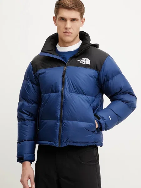 The North Face geaca de puf Retro Nuptse marin de iarna albastru