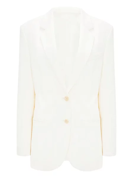 Geacă Victoria Beckham de lână alb