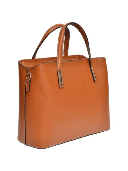 Geantă shopper Anna Luchini maro