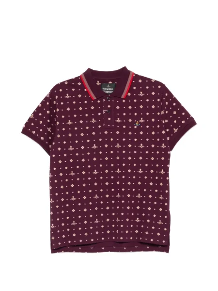 Polo marškinėliai Vivienne Westwood violetinė