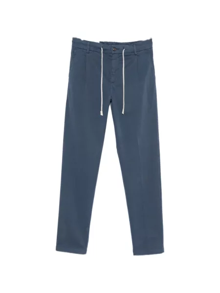 Pantaloni Eleventy cu cordon albastru