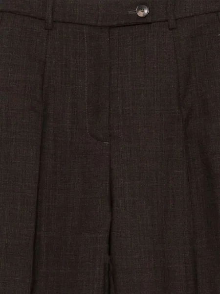 Pantaloni Tela de lână maro