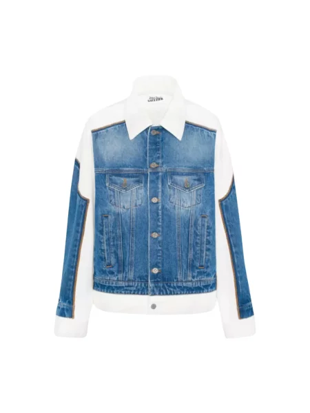 Kurtka jeansowa Jean Paul Gaultier niebieska