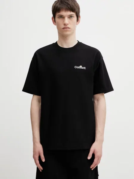 Carhartt WIP S/S WIP Label T-Shirt tricou de pentru bărbați negru
