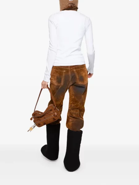 Tricou Acne Studios lung alb