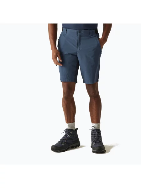 Trekové šortky REGATTA Eldes moonlight denim/navy tmavě modré