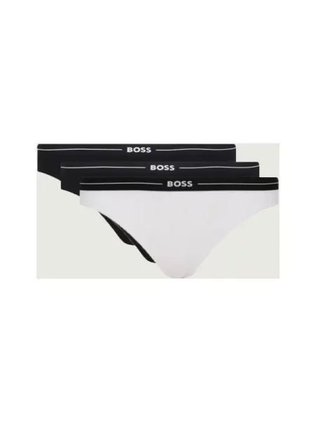 BOSS BLACK Chiloți slipi 3P BRIEF alb