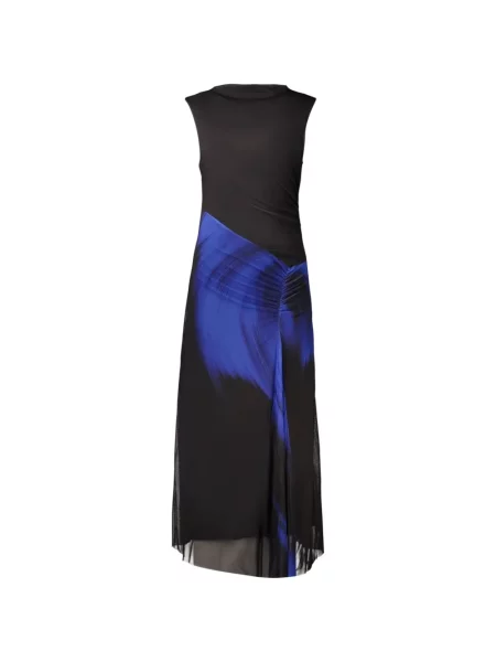 Rochie midi Desigual cu imagine cu imprimeu abstract negru