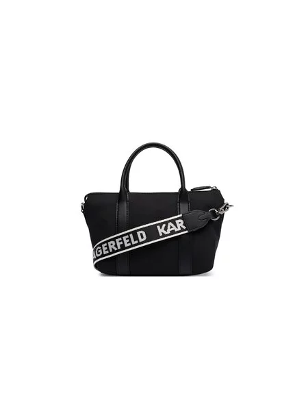 Karl Lagerfeld klasična torbica bela