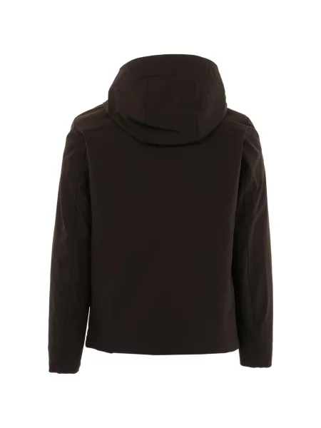 Geacă Woolrich cu glugă maro