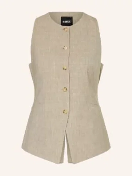 Boss Kamizelka Blezerowa Juleran beige beżowa