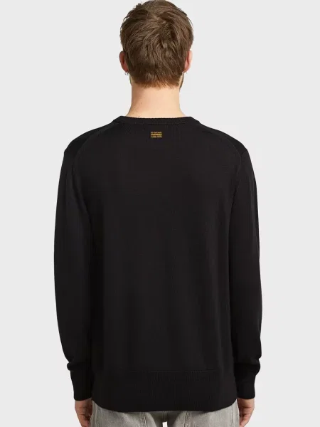 Шерстяной свитер G-star Raw черный