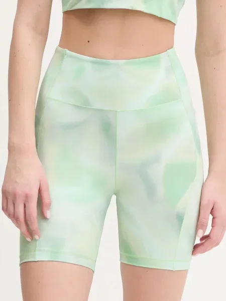 Casall pantaloni scurți de antrenament neted high waist verde