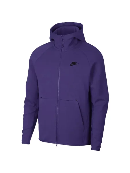 Talia legginsy Nike w kratkę z nadrukiem fioletowe