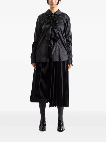 Fustă Comme Des Garçons asimetrică negru