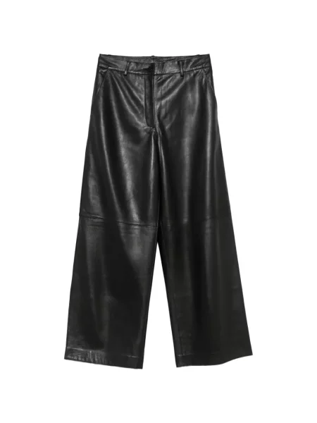 Pantaloni P.a.r.o.s.h. din piele negru