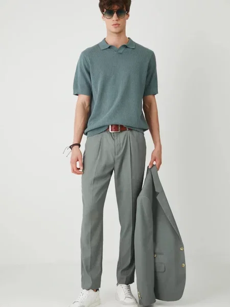 Однотонное поло Medicine зеленое