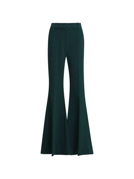 Pantaloni Essentiel Antwerp evazate verde