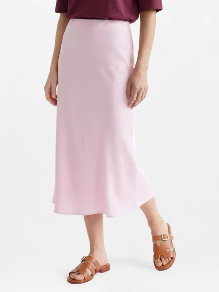 Marie Lund spódnica midi Kobiety jednolity S żółty