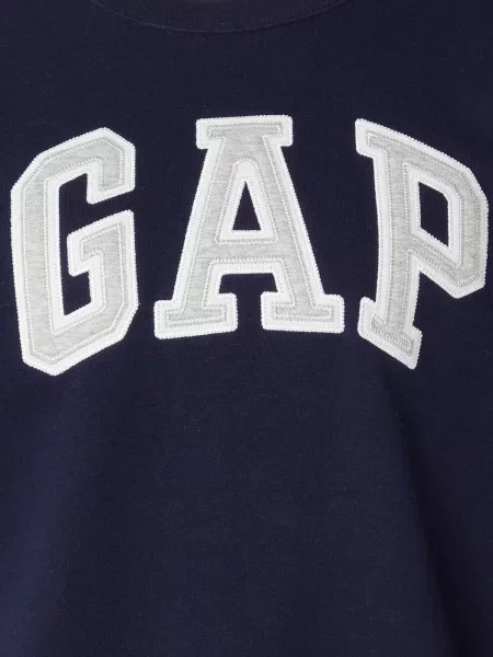 Gap Tall Mikina HERITAGE námornícka modrá / svetlosivá biela