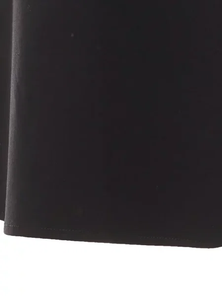 Lung tricou Rue Du Bac cu decolteu rotund negru