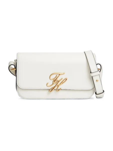 Tommy Hilfiger De piele geantă pe umăr bej