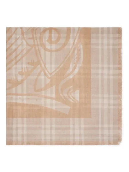 Fular Burberry în carouri