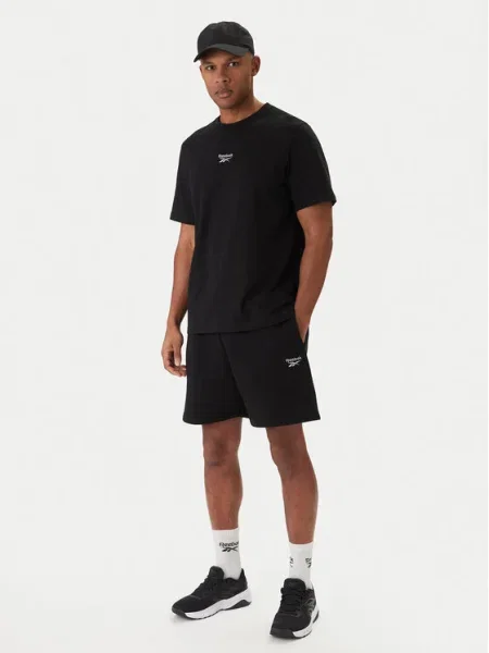 Reebok Set tricou și pantaloni scurți Baz negru