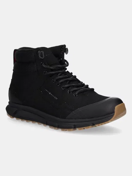 Зимни обувки Tommy Hilfiger Outdoor Runner Hi Wpm черен