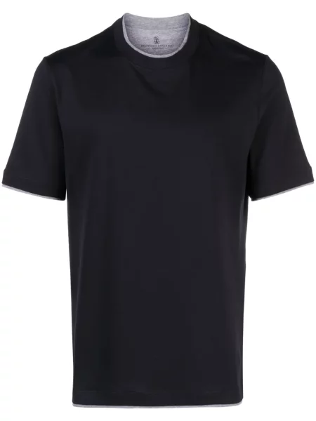 Tricou Brunello Cucinelli albastru