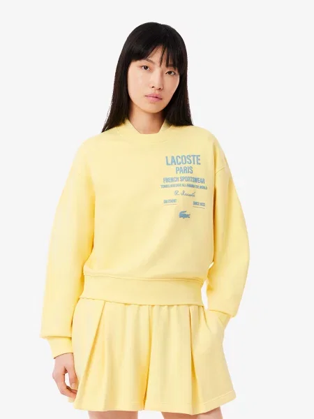 Свитшот Lacoste желтый
