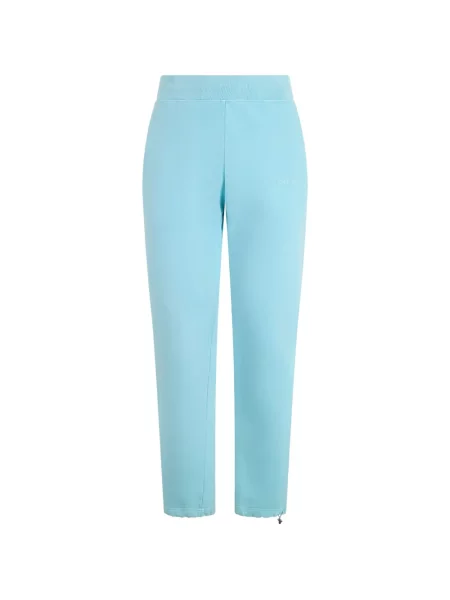 Pantaloni Moschino alergare cu cordon albastru