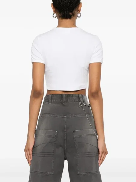 Cropp tricou Adidas cu dungi de costum alb